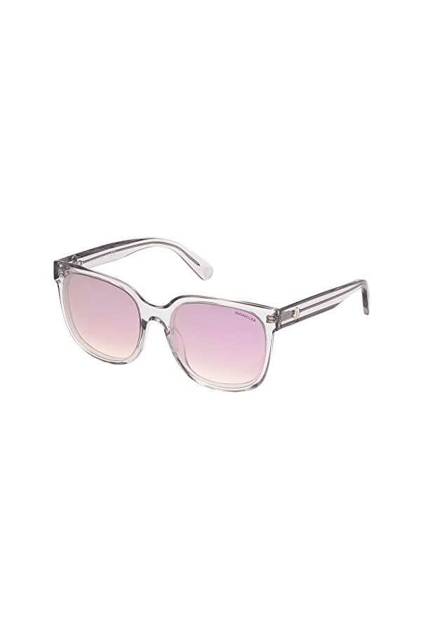 MONCLER Lunettes de Soleil ML0198 Grey/Grey Pink Shaded 55/18/140 femme