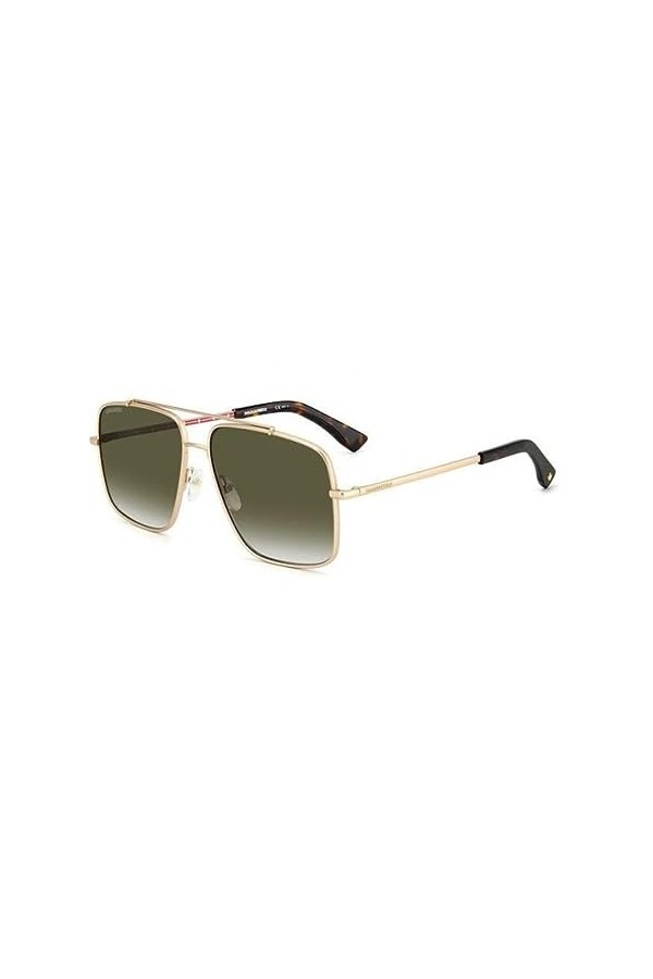 DSquared D2 0050/S Lunettes de Soleil, Aoz/Or Mat 9 carats, 60 cm Mixte