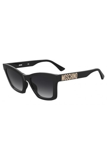 MOSCHINO Lunettes de Soleil MOS156/S Black/Dark Grey Shaded 54/20/140 femme
