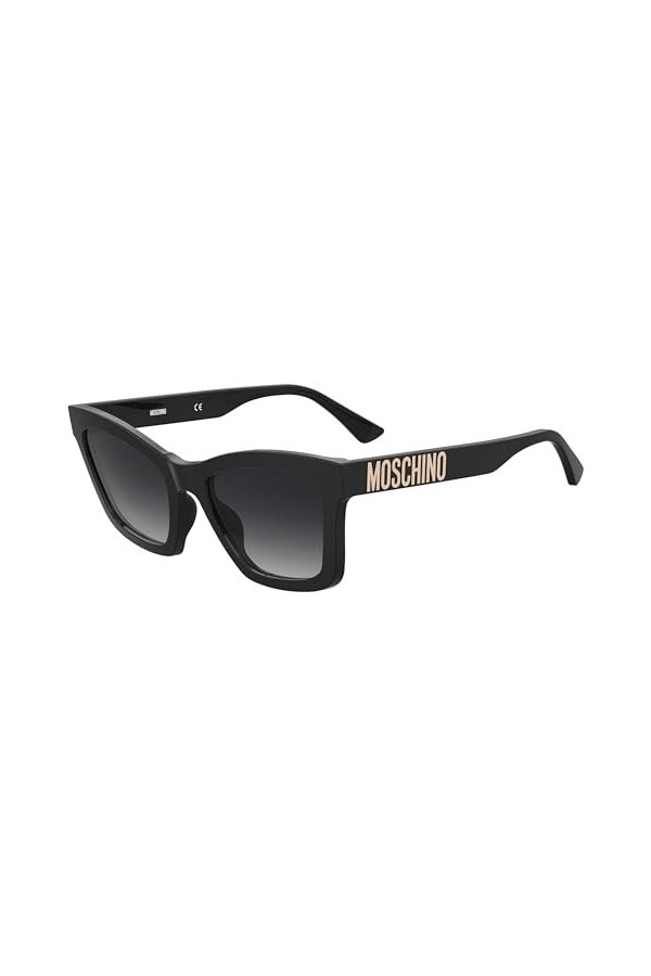 MOSCHINO Lunettes de Soleil MOS156/S Black/Dark Grey Shaded 54/20/140 femme