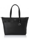 Calvin Klein Sac Femme Ck Must Shopper Large Fermeture Éclair, Noir Ck Black , Taille Standard