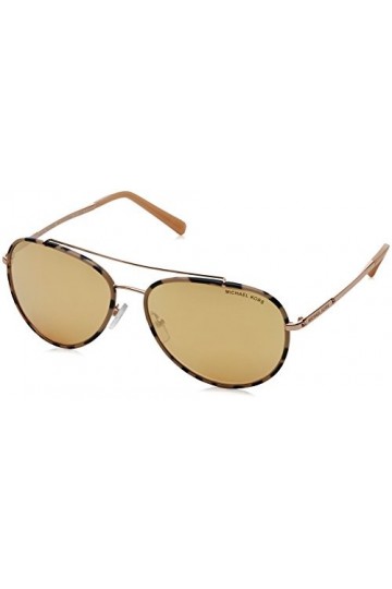 MICHAEL KORS Ida 11657J 59 Montures de Lunettes, Or Pink Tortoise/Rose Gold/Tone/Liquidrosegold , Femme