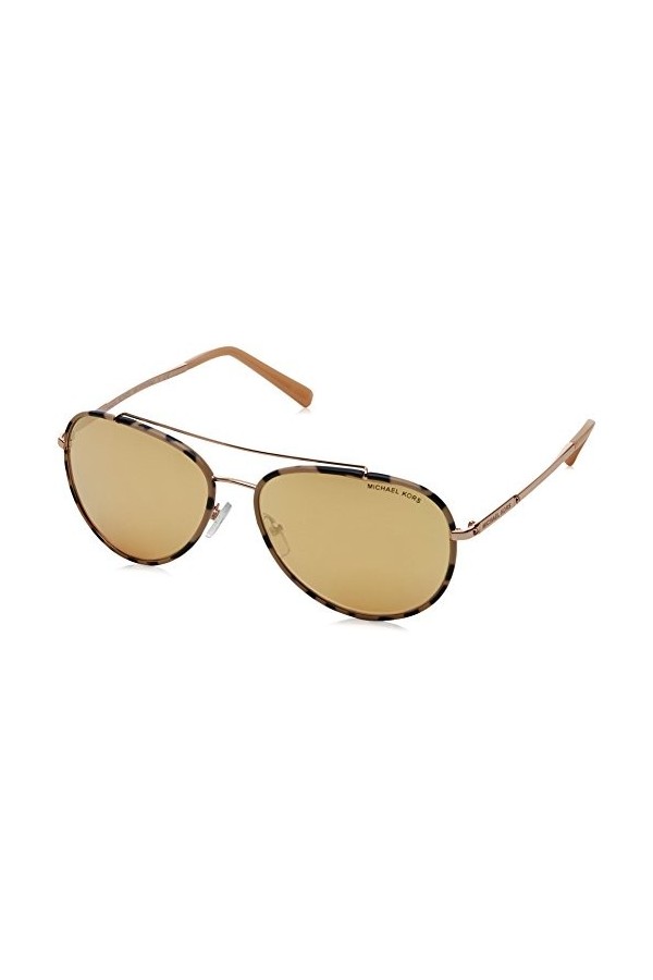 MICHAEL KORS Ida 11657J 59 Montures de Lunettes, Or Pink Tortoise/Rose Gold/Tone/Liquidrosegold , Femme