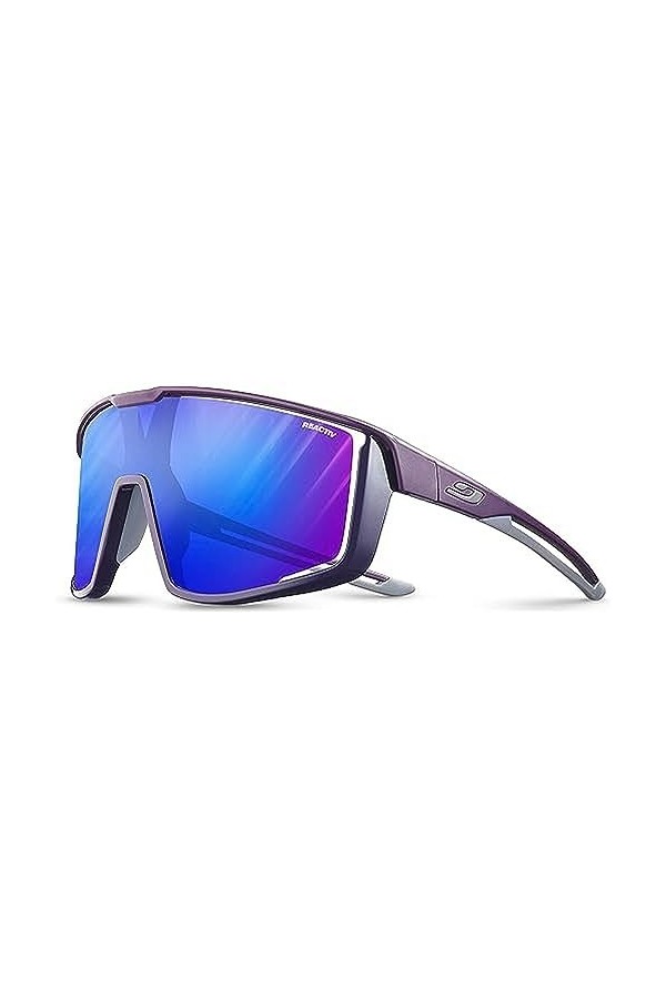 Julbo Fury Lunettes de Soleil, Violet/Gris, Taille Unique Mixte