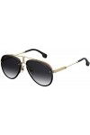 Carrera Glory Lunettes de Soleil, Gold Blck, 58 Mixte