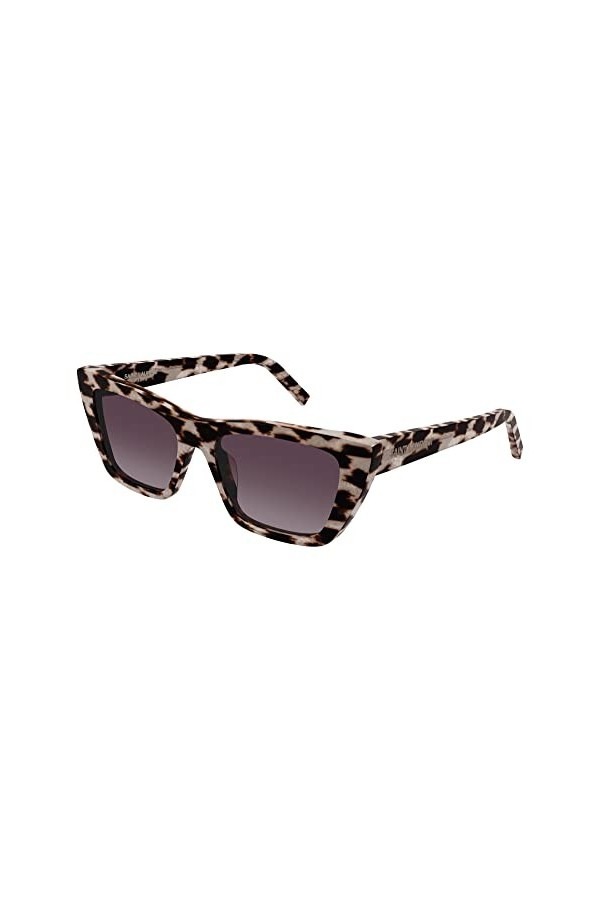 Saint Laurent Lunettes de Soleil SL 276 MICA Beige Brown/Violet Shaded 53/16/145 femme