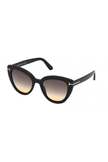 Tom Ford Lunettes de Soleil IZZI FT 0845 Shiny Black/Dark Grey Shaded 53/21/140 femme
