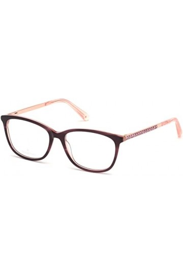 Swarovski Sk5308 Lunettes de Soleil, Bordeaux/Autre, 52 Femme