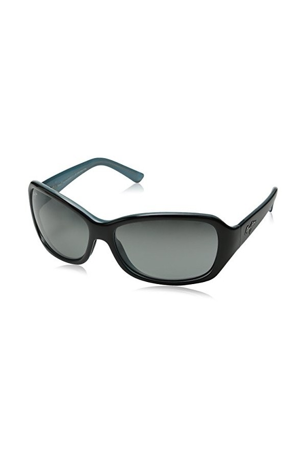 Maui Jim GS214-03A Lunettes de Soleil, Negro-Azul, 63/17/125 Femme