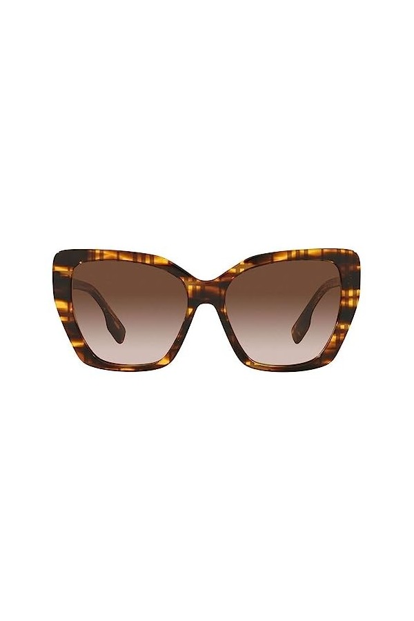 BURBERRY Lunettes de Soleil TAMSIN BE 4366 Check Havana/Brown Shaded 55/16/140 femme