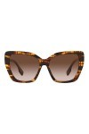 BURBERRY Lunettes de Soleil TAMSIN BE 4366 Check Havana/Brown Shaded 55/16/140 femme