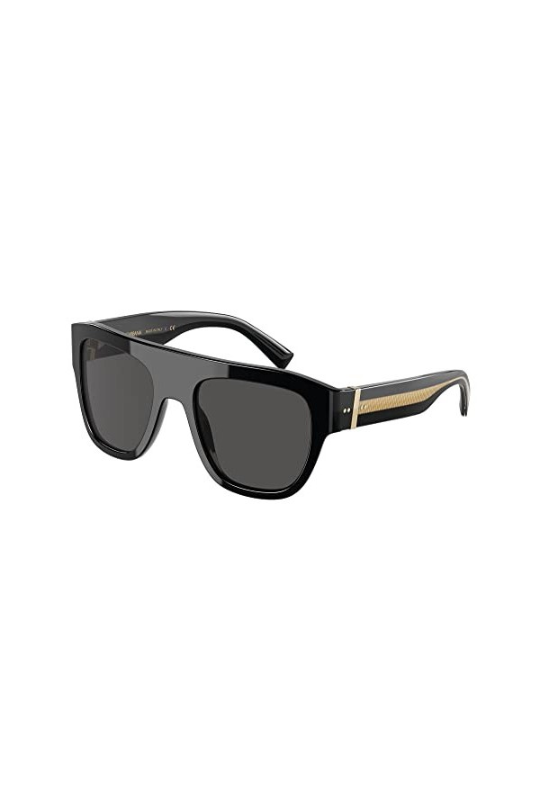 Lunettes de Soleil Dolce & Gabbana DG 4398 Shiny Black/Grey 54/21/140 femme