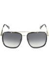 Just Cavalli Mixte SJC030V Lunettes de Soleil, Shiny Black, 58