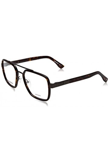 DSquared D2 0064 Lunettes de Soleil, Ruthénium foncé Havana, 55 Mixte