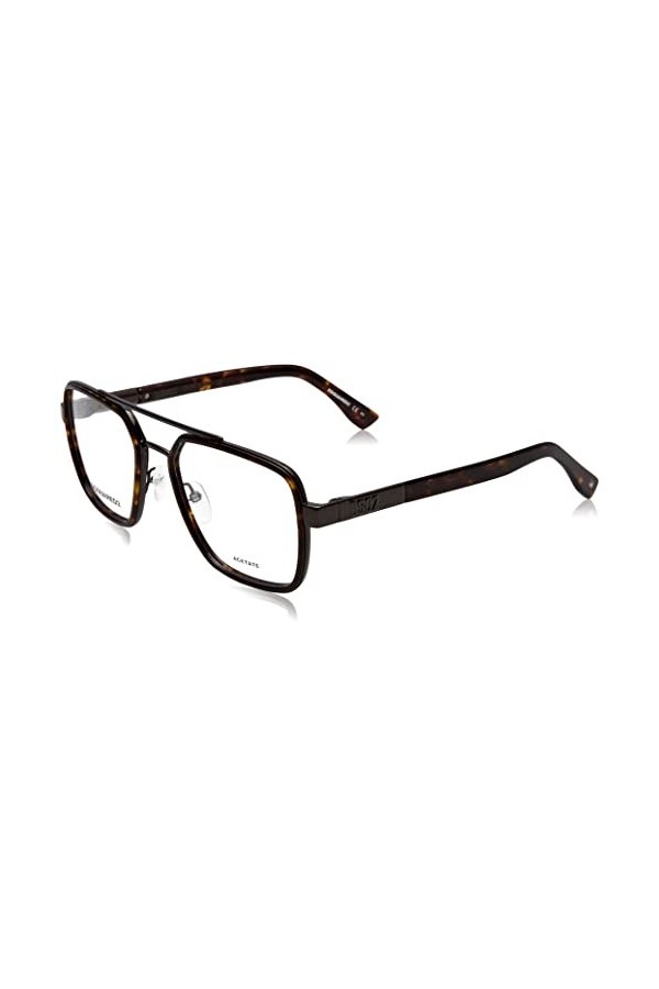 DSquared D2 0064 Lunettes de Soleil, Ruthénium foncé Havana, 55 Mixte