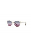 Michael Kors Rimini MK1117 Lunettes de soleil œil de chat pour femme + ensemble avec kit de lunettes iWear, Or clair / Chambr