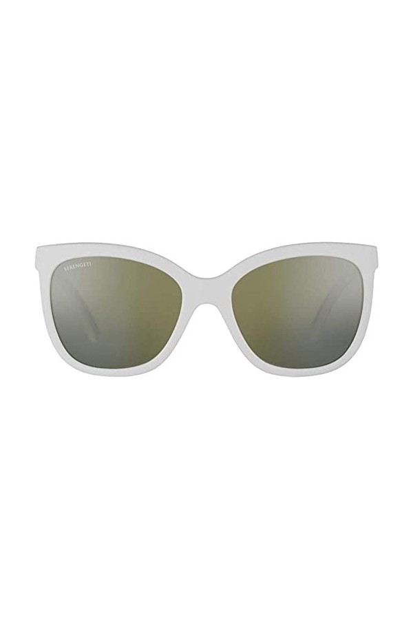 Serengeti Lunettes de Soleil AGATA Matte White/Mineral Polarized Nm 57/20/130 femme