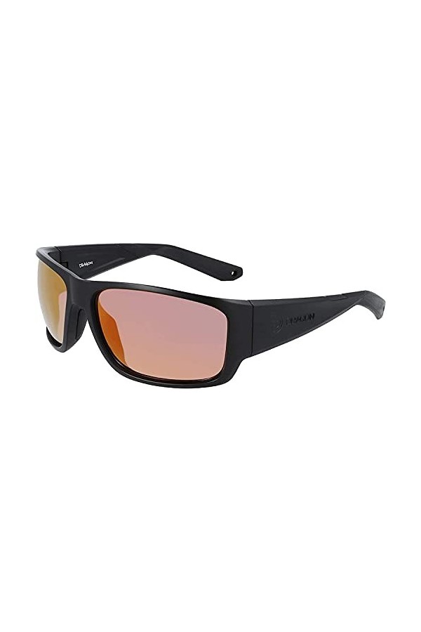 Dragon Alliance DR Tidal X LL Polar, Lunettes de Soleil Homme, Noir Mate, 64