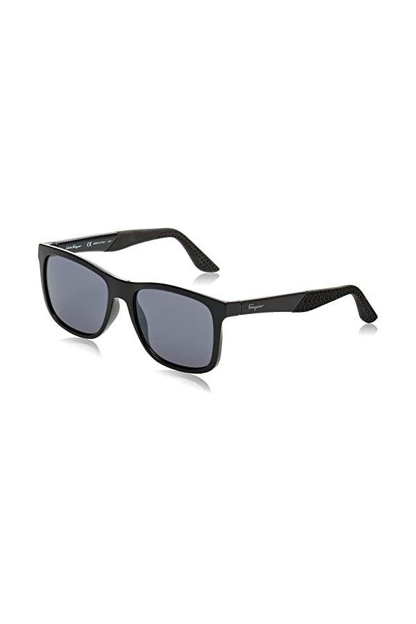 Salvatore Ferragamo Sf1028s Sunglasses, 001 Black, 56 Unisex