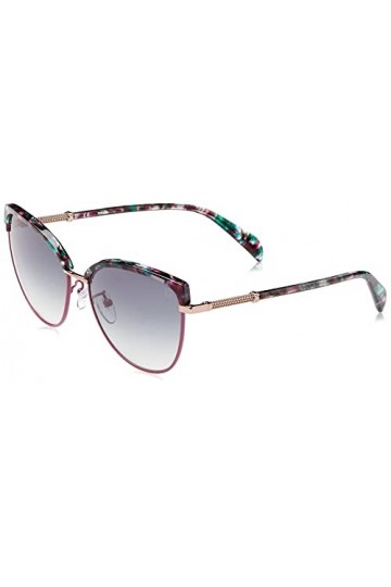 TOUS STO436 Lunettes Shiny Red Gold W/Coloured Parts, 57 pour femme, Shiny Red Gold W/Coloured Parts