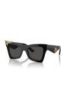 Lunettes de Soleil Dolce & Gabbana DG 4434 Shiny Black/Grey 51/21/145 femme