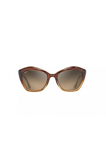Maui Jim Lotus Lunettes de soleil polarisées pour femme, Chocolat Fade, 56/20/140