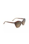 Maui Jim Lotus Lunettes de soleil polarisées pour femme, Chocolat Fade, 56/20/140