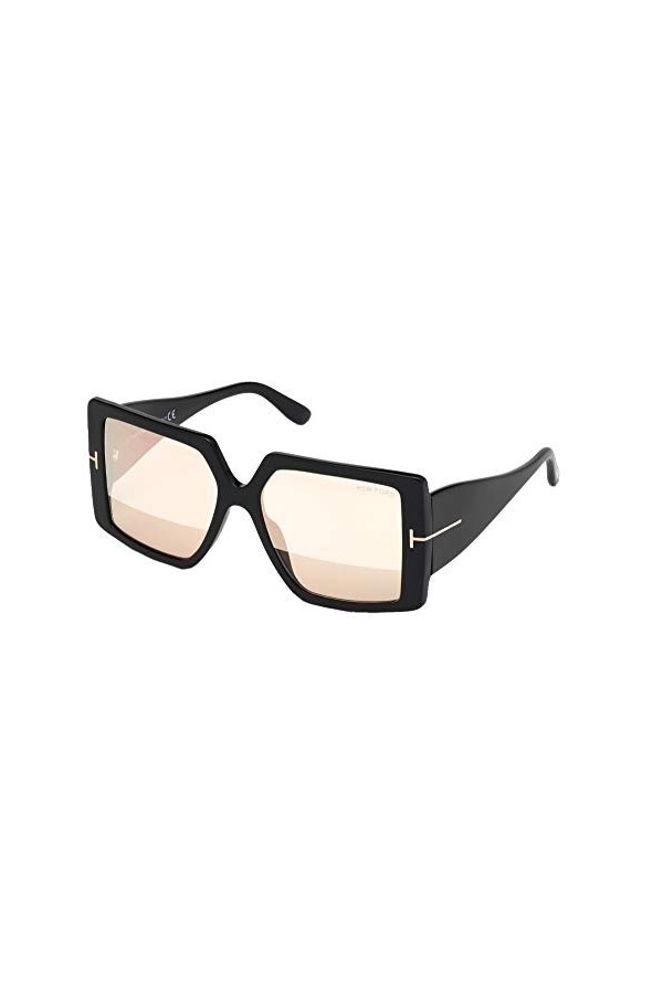 Tom Ford Lunettes de Soleil QUINN FT 0790 Shiny Black/Violet Pink Shaded 57/17/135 femme