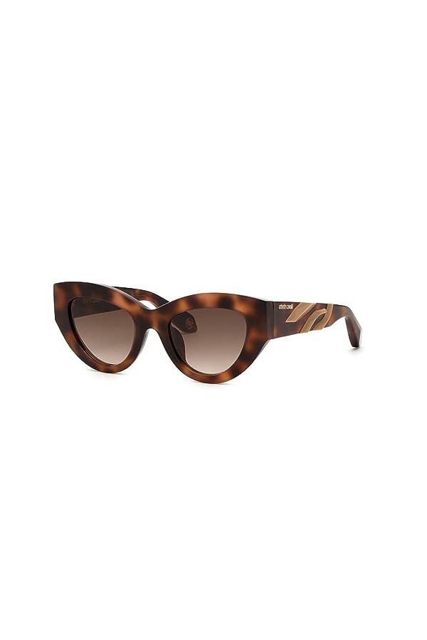 Just Cavalli GAFAS DE Sol Roberto Cavalli Lunettes de Soleil, Havane Vintage Brillante, 51/21/140 Femme