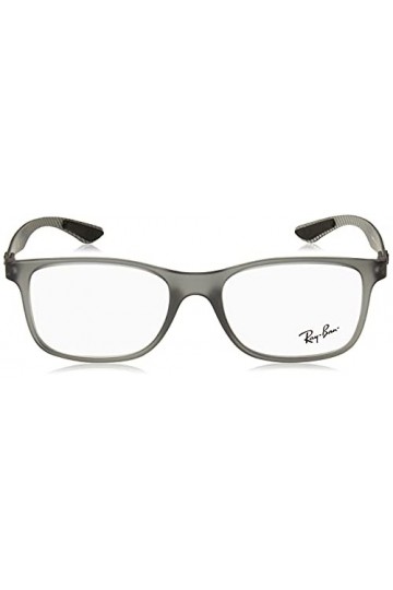 Ray-Ban 0RX 8903 5244 53 Lunettes de Soleil, Gris Matte Transparente Grey , Homme