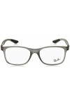 Ray-Ban 0RX 8903 5244 53 Lunettes de Soleil, Gris Matte Transparente Grey , Homme