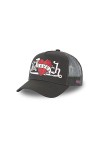 Von Dutch Casquette Homme & Femme, Casquette Trucker Ajustable, Noir, Rouge, Blanc, Taille TU