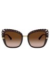 Dolce & Gabbana 0DG6131 Lunettes de Soleil, Transparent Brown, 53 Femme