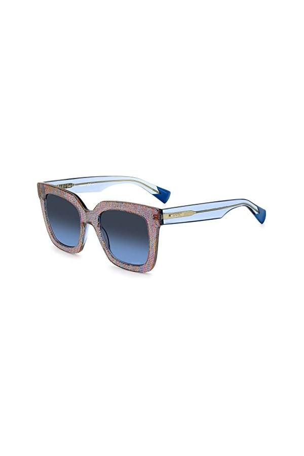 Missoni Lunettes de Soleil MIS 0126/S Pink Pattern/Blue Shaded 52/22/145 femme