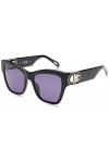 Just Cavalli Sunglasses Sjc037 Shiny Black 54/19/140 Femme Lunettes de Soleil, Noir Brillant