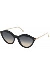 Tom Ford mixte adulte Lunettes de Soleil Chloe FT0663, 01B, 57
