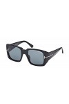 Tom Ford Lunettes de Soleil RYDER-02 FT 1035 Shiny Black/Blue 51/20/135 femme