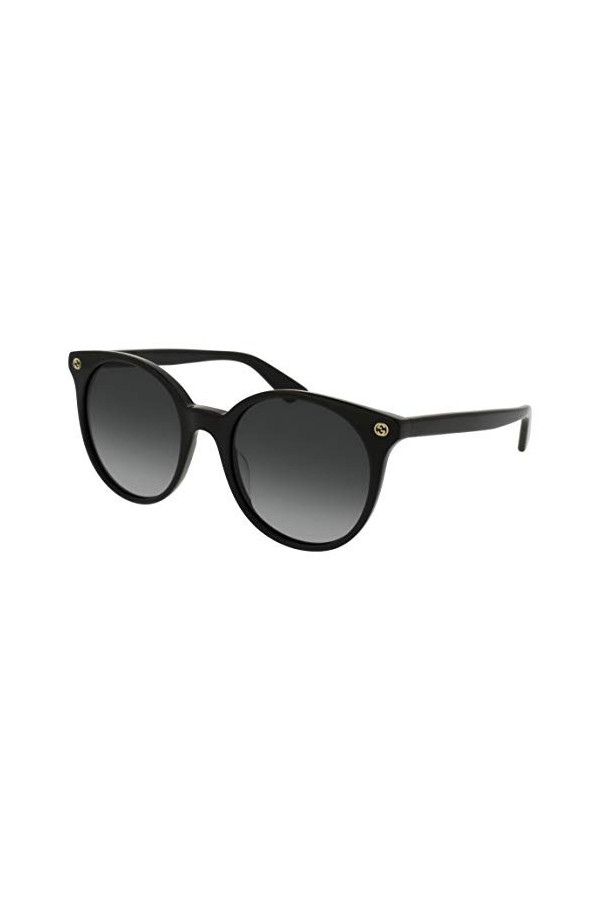 Gucci GG0091S 001 Montures de Lunettes, Noir Black/Grey , 52 Femme