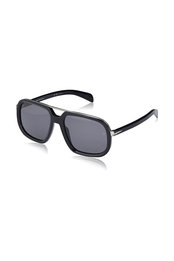 David Beckham DB 7101/s Sunglasses, Ans/M9 Black DKRUTH, 57 Unisex