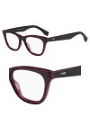 Fendi Brillengestelle FF 0197 0Kta Lunettes de Soleil, Rouge Rot , 49.0 Femme