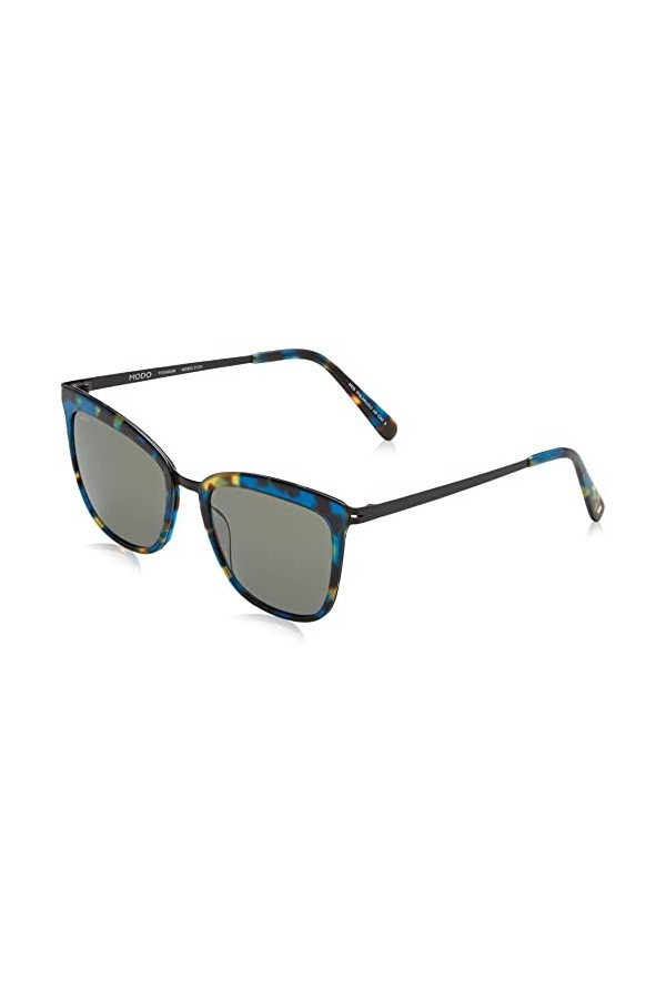 MODO & ECO 450 Lunettes de Soleil, Aqua Tortoise, 53 Femme