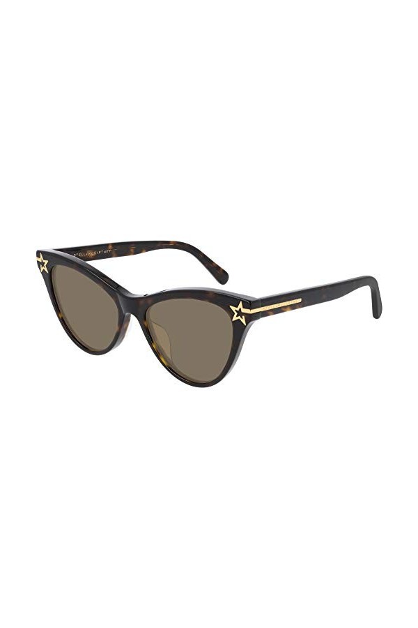 Stella McCartney Lunettes de Soleil SC0212S Havana/Brown 52/17/140 femme