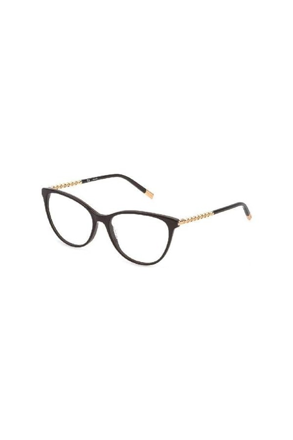 Escada Vesc60 Lunettes de Soleil, Marron Brillant, 53 Femme