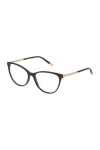 Escada Vesc60 Lunettes de Soleil, Marron Brillant, 53 Femme