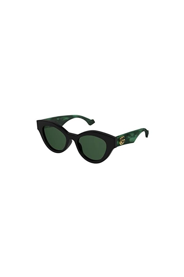 Gucci Lunettes de soleil Femme couleur Noir vert taille verres 51 mm