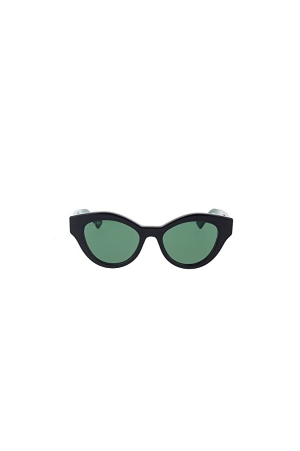 Gucci Lunettes de soleil Femme couleur Noir vert taille verres 51 mm