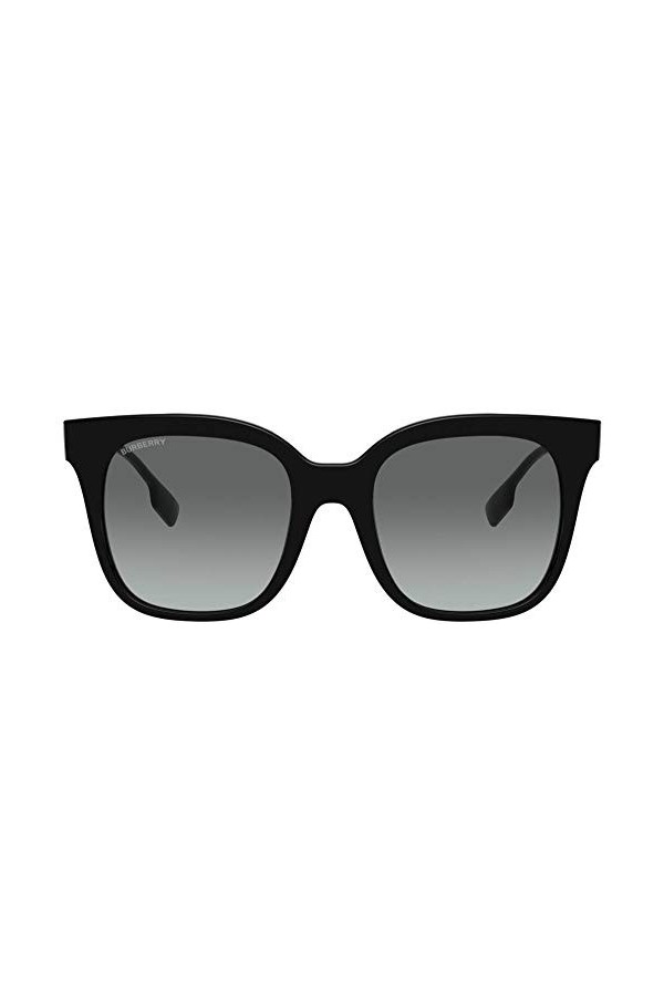 BURBERRY Lunettes de Soleil EVELYN BE 4328 Black/Grey Shaded 52/20/140 femme