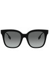 BURBERRY Lunettes de Soleil EVELYN BE 4328 Black/Grey Shaded 52/20/140 femme