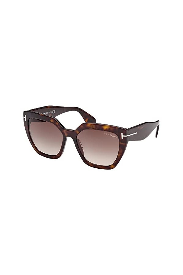 Tom Ford Lunettes de Soleil PHOEBE FT 0939 Dark Havana Gold/Roviex Shaded 56/17/140 femme