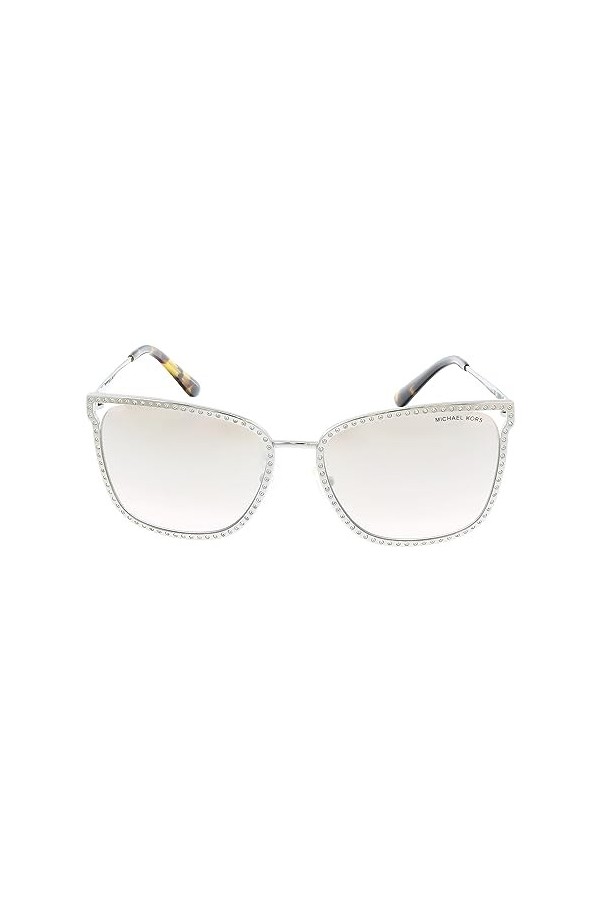 Michael Kors Stockholm MK1098B-11538Z-57 - Femme Lunettes de soleil - Silver